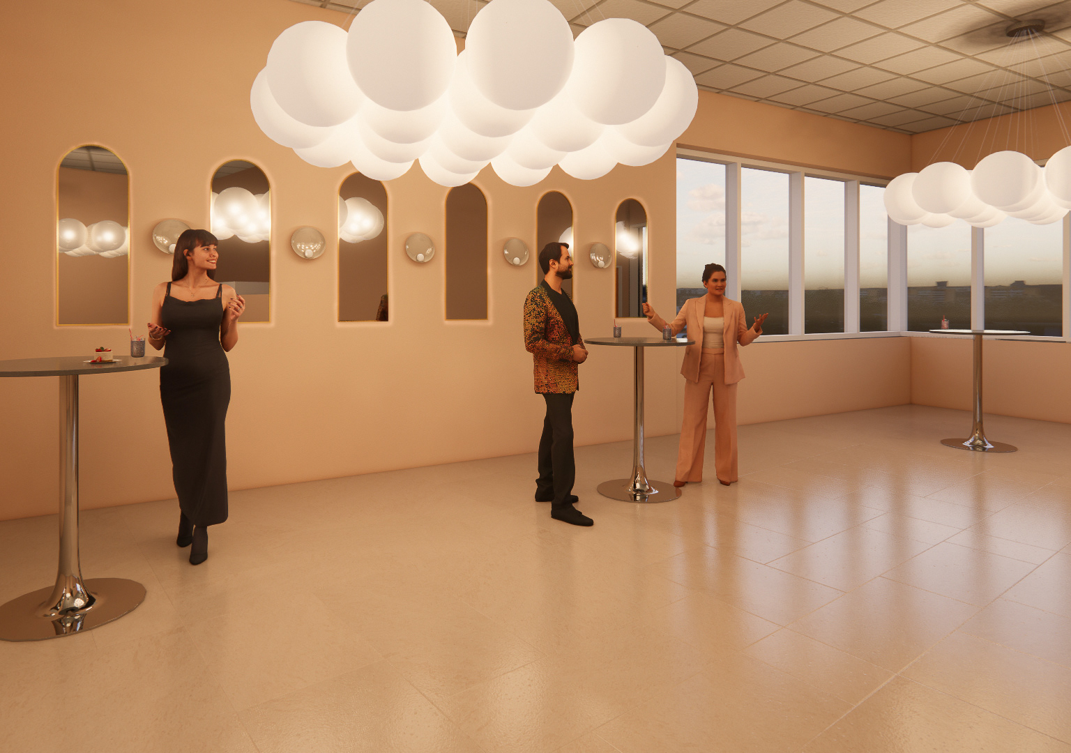 Events Space Rendering